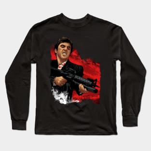 Scarface Shooting Long Sleeve T-Shirt